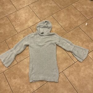 Women's Light blue Hooded Sweater